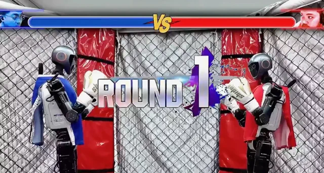 Transcontinental Robot Boxing: Booster T1 Fights From Afar